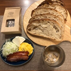 美味しーいカンパーニュで☆具沢山サンドイッチ